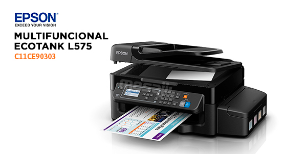IMPRESORA EPSON L575 Multifuncional Wifi/Fax/ADF SIC